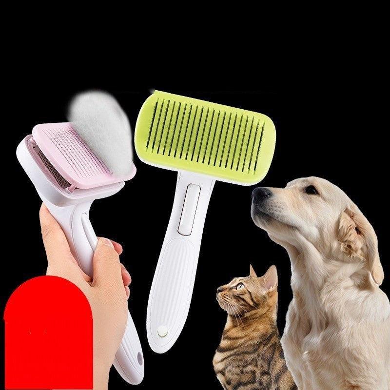 Luxury Pet Grooming Tool: Automatic Hair Brush Remover For Dogs And Cats