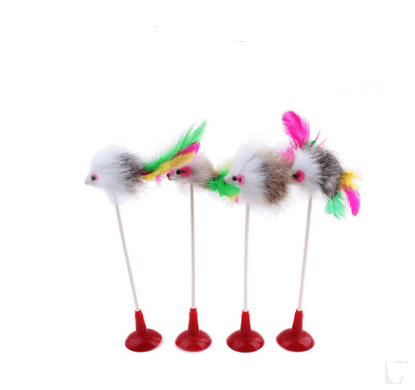 Whisker Whirligig: Handcrafted Solid Wood Cat Toy