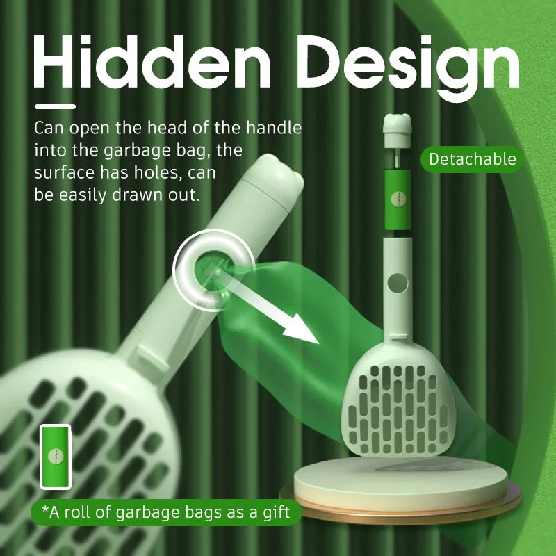 Cat Litter Scoop Plastic Cats Poop Scoop-2