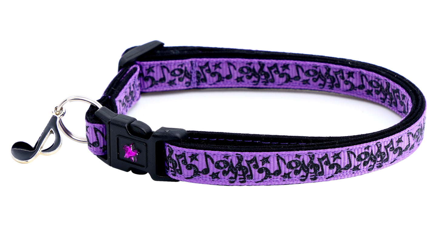 Music Notes Cat Collar-2