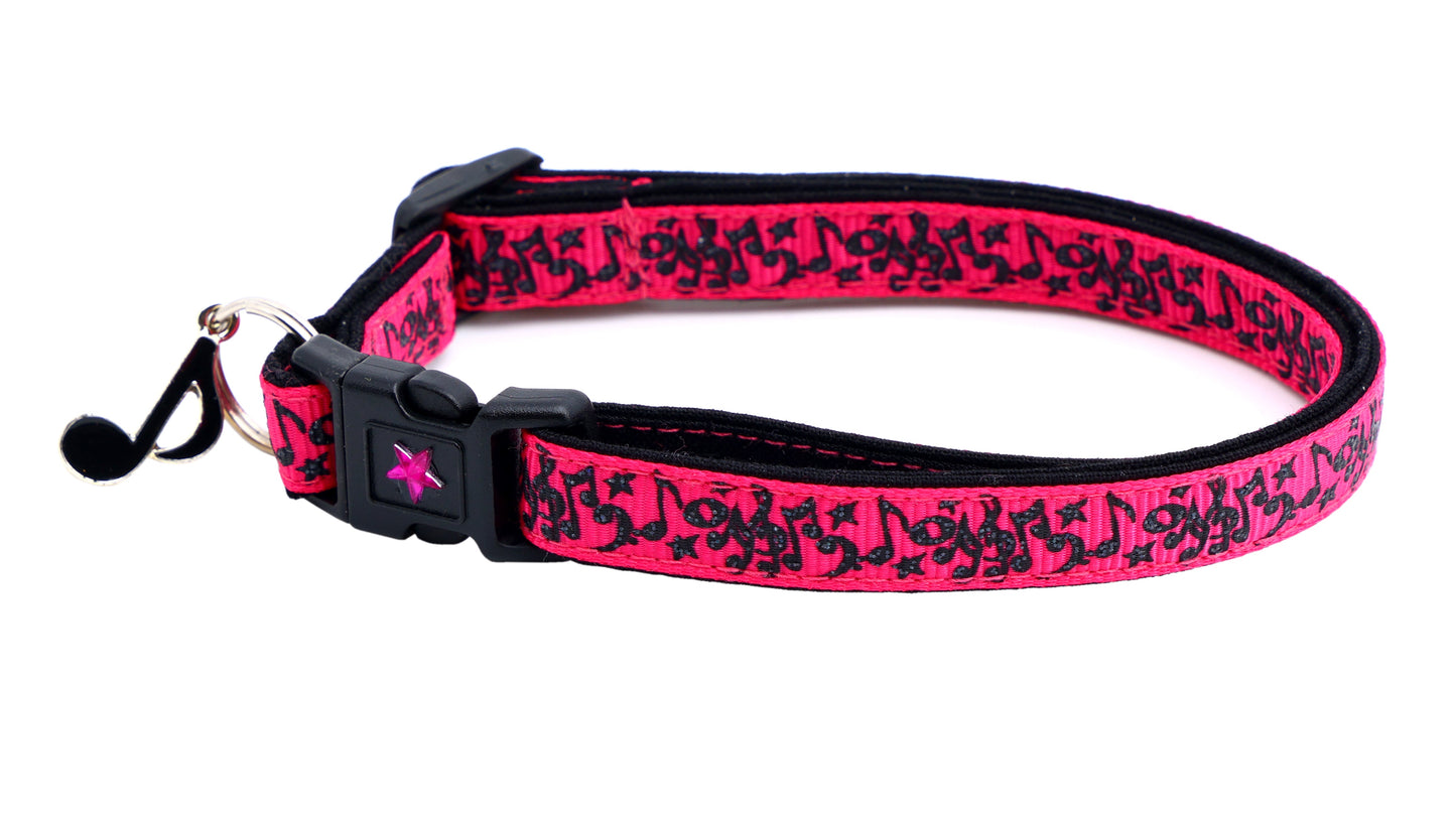 Music Notes Cat Collar-11