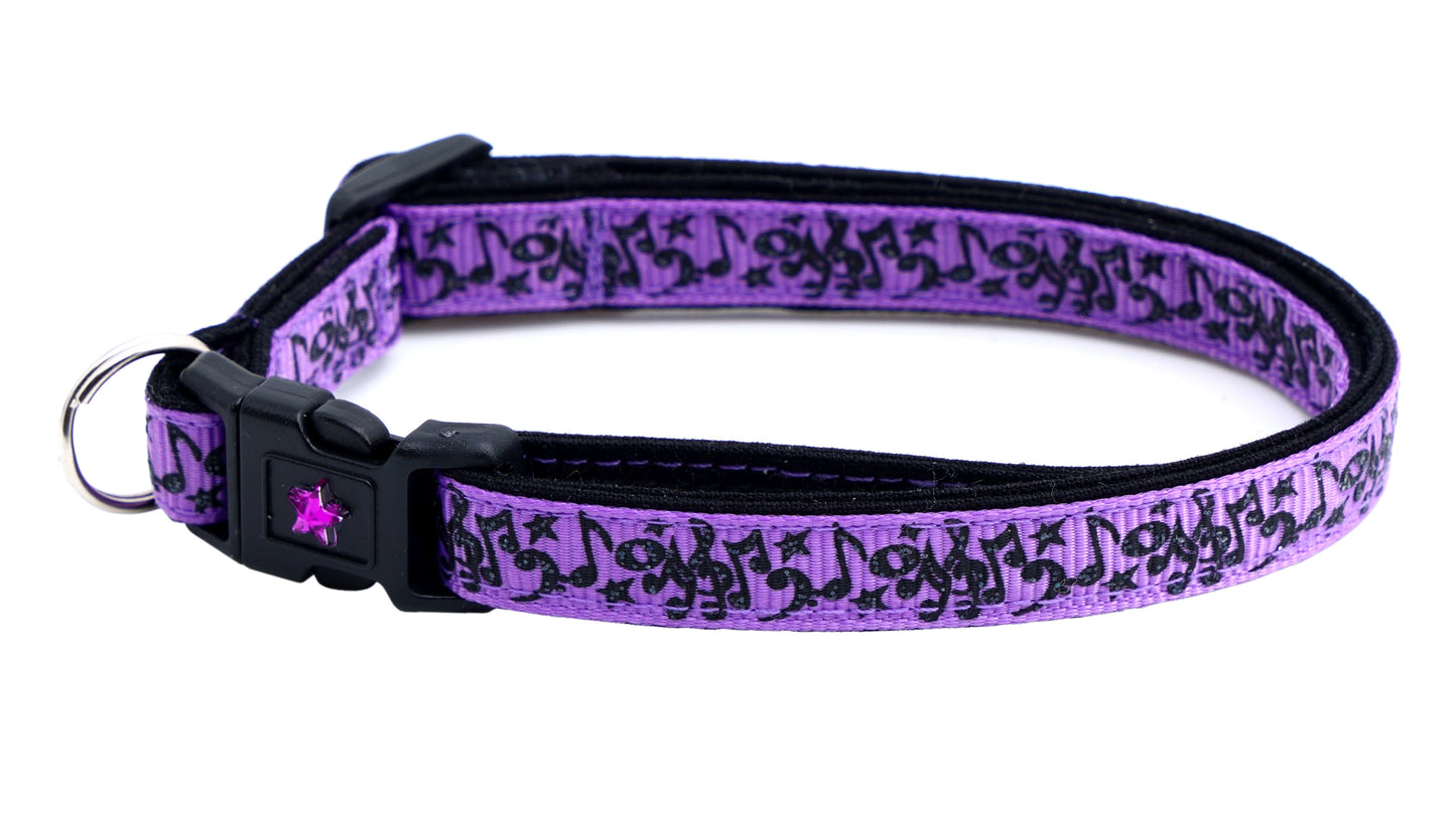 Music Notes Cat Collar-3