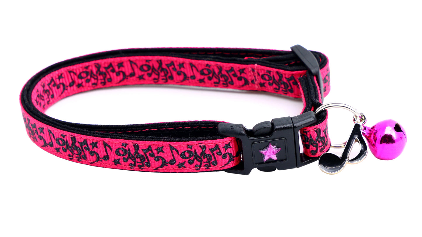 Music Notes Cat Collar-16