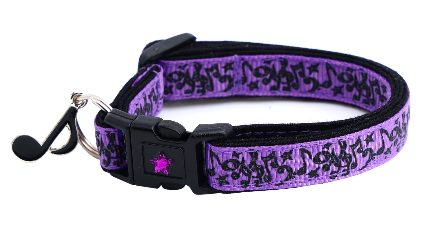 Music Notes Cat Collar-12