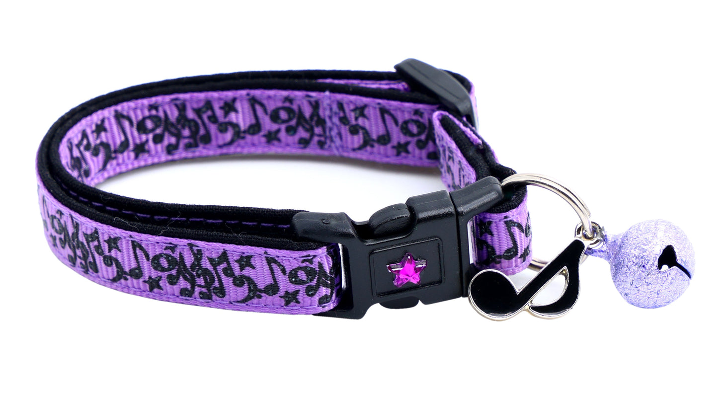 Music Notes Cat Collar-17